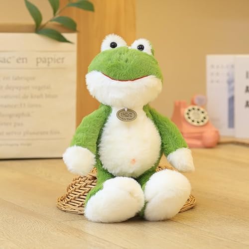 Yeqivo Plüschtier Kuscheltier Kawaii für Kinder Dschungeltier Frosch (Frosch,35CM) von Yeqivo