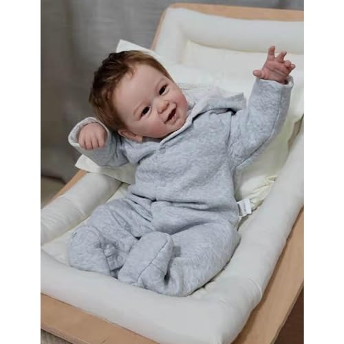 Yeselino 21 Neugeborenes Babybett Schlafspielzeug Säuglingszubehör Baby Sichtbaren Adern Handgefertigt von Yeselino