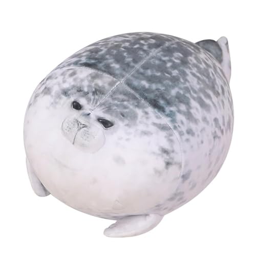 Chubby Spotted Seal Pillow, Meerestier Kissen Plüsch Robbe Plüsch Tier Umarmungen Plüsch Geschenke Spielzeug für Jungen und Mädchen (Siegel,20 cm) von Yestree