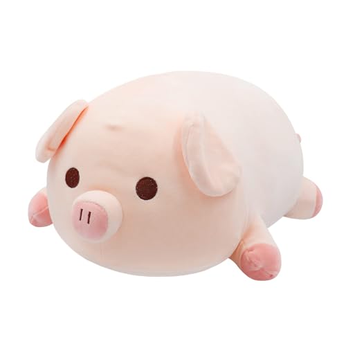 Schönes Schwein Puppen Spielzeug Schlafendes Umarmungs Kissen für Freunde Schwein Plüsch Kinder Puppen Kissen Puppen Spielzeug Weiches Spielzeug Geburtstagsgeschenk, Dekoration zu Hause (40cm) von Yestree