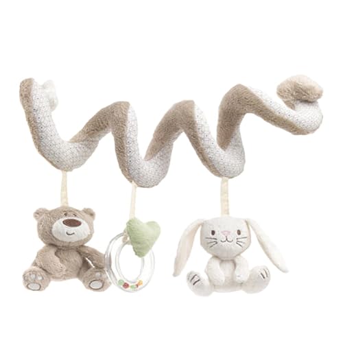 Yestree Baby-Spielzeug, niedlich, Musik, aus Plüsch, für Kinderwagen, Hase, zum Aufhängen, in Sternform, Rassel, Twisty Hanging Toys von Yestree