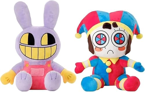 Yezelend The Digital Circus Plush Amazing Pomni Jax Kuscheltier Plüschtier, Plüschpuppe Spielzeug Jungen Mädchen Kinder Fans von Yezelend