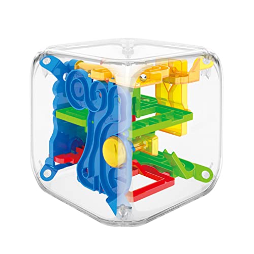 Puzzle Spielzeug Tisch 3D Teaser Interaktives Spielzeug Lindert Langeweile Würfel Spielzeug Mehrfarbige Hindernisse von Yfenglhiry