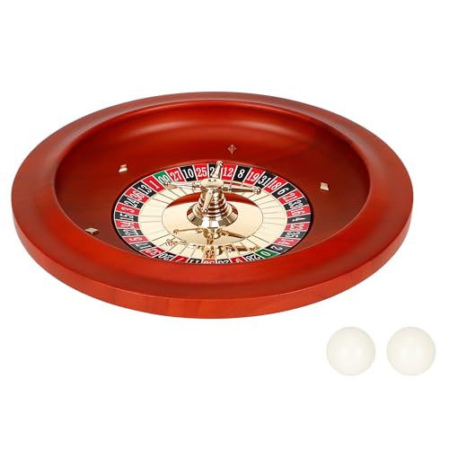 Ygebet 11 Zoll Holz Roulette Rad, Massivholz Casino Roulette für Erwachsene - Doppel 0 Ygebet 11 Zoll Holz Roulette Rad, Massivholz Casino Roulette für Erwachsene - Doppel 0 von Ygebet