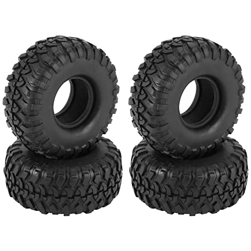 Yheonver 4 Stücke 1,9 Gummi Reifen 1,9 Rad Reifen 118X48Mm für 1/10 Rc Crawler Trx4 Axial Scx10 90046 Axi03007 von Yheonver