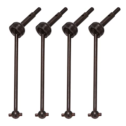 Yheonver 4Pcs Stahl Vorne Hinten Universal CVD Antriebswelle für 144001 124018 124019 RC Car Upgrade Teile ZubehöR von Yheonver