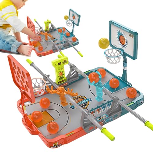 Tisch-Basketballspielzeug, Fingerspitzen-Basketballspiel - kleines Basketball-Set für Kinder | Eltern-Kind-Interaktionsspiel, Spielzeug für Zuhause, Team von Yhsioaklo