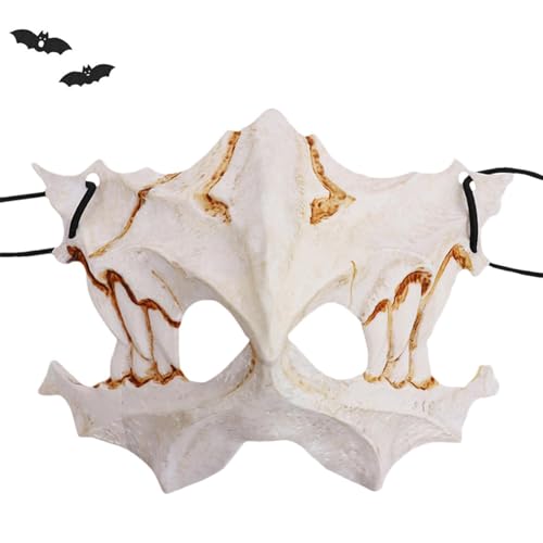 Yhsioaklo Halloween-Tierschädeldecke | Spooky Animal Face Tiger Dragon Skelett Headgear Party Props Maskerade Zubehör Partyartikel für Halloween-Cosplay-Partys von Yhsioaklo