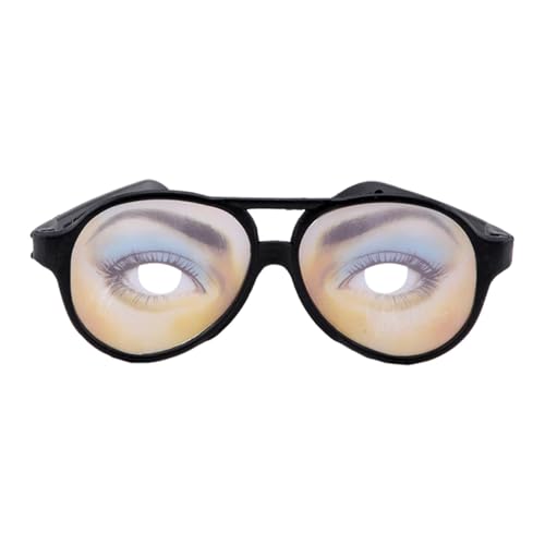 Yhsioaklo Lustige hässliche Sonnenbrille, Scherzbrille, Halloween Trick Toy Brille Lustige Augenbrille, Halloween Turm Spielzeug, Fantasy Brille, Halloween Requisiten, Foto Requisiten für Halloween von Yhsioaklo