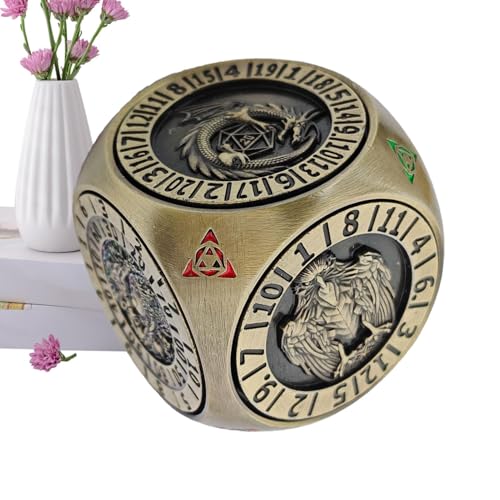 Yhsioaklo Metall Würfel Set,Set Aus Metall Spinner Würfel Mit 6-Seitigen | Leichtes Zubehör Für Freizeit Zuhause Gesellschaftsspiele Kneipe Wettbewerb Yhsioaklo Metall Würfel Set,Set Aus Metall Spinner Würfel Mit 6-Seitigen | Leichtes Zubehör Für Freizeit Zuhause Gesellschaftsspiele Kneipe Wettbewerb von Yhsioaklo