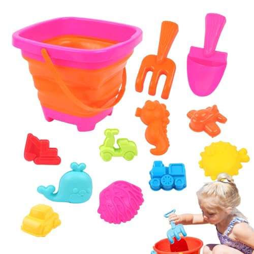 Yhsioaklo Sandspielzeug Eimer,Sandspielzeug Set Mit Eimer & Schaufel Für Kinder - 13-teiliges Strandspielzeug Für Sandkästen Mit Zubehör, Reisespiele Für Campingurlaub Und Sommeraktivitäten Yhsioaklo Sandspielzeug Eimer,Sandspielzeug Set Mit Eimer & Schaufel Für Kinder - 13-teiliges Strandspielzeug Für Sandkästen Mit Zubehör, Reisespiele Für Campingurlaub Und Sommeraktivitäten von Yhsioaklo