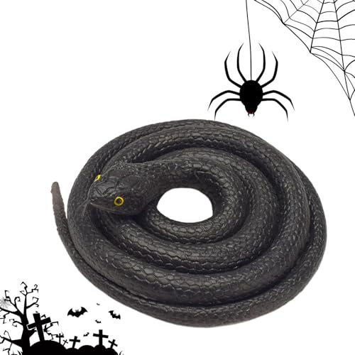 Yhsioaklo Schlangen Spielzeug, die echt aussehen | Realistisches Schlangenspielzeug 31,5 Zoll – Scherzspielzeug für die April-Fischtags-Halloween-Party, Tricky Toys Prank Props Yhsioaklo Schlangen Spielzeug, die echt aussehen | Realistisches Schlangenspielzeug 31,5 Zoll – Scherzspielzeug für die April-Fischtags-Halloween-Party, Tricky Toys Prank Props von Yhsioaklo
