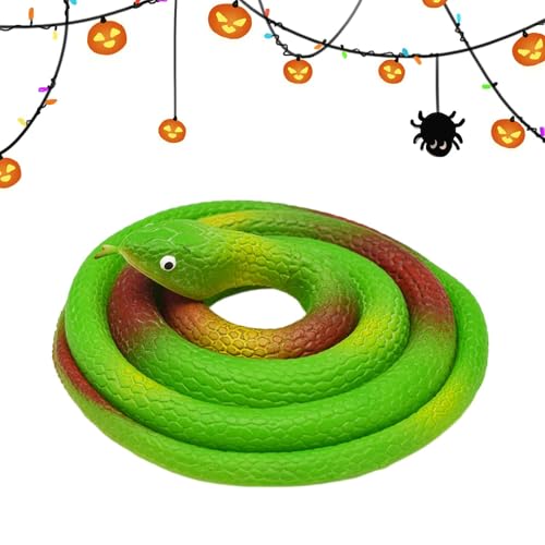 Yhsioaklo Schlangenspielzeug, Simulationsschlange 31,5 Zoll | Scherzspielzeug für die Halloween-Party am Aprilfischtag, Tricky Toys Prank Props Yhsioaklo Schlangenspielzeug, Simulationsschlange 31,5 Zoll | Scherzspielzeug für die Halloween-Party am Aprilfischtag, Tricky Toys Prank Props von Yhsioaklo