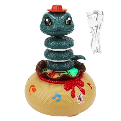 Yhsioaklo Tanzendes Spielzeug für Babys – elektrische Luftschlange mit Bewegungen – Schlange Spielzeug mit Musik und Lichtern für Schlafzimmer, Wohnzimmer, Badezimmer, Schlafzimmer Yhsioaklo Tanzendes Spielzeug für Babys – elektrische Luftschlange mit Bewegungen – Schlange Spielzeug mit Musik und Lichtern für Schlafzimmer, Wohnzimmer, Badezimmer, Schlafzimmer von Yhsioaklo