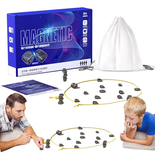 Magnetisches Schachspiel, Magnet Schach Magnetsteine spiel Tisch Magnet Schach Tischspiele Spiel Magnetschach Reisen Schach Magnetspiele Magnetsteine Schach Magnetic Chess Game Party-Schachspiel von YiJiuBa