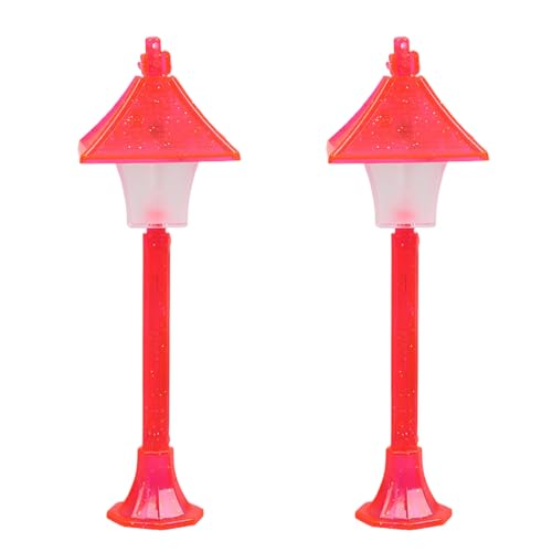 YiNLuax 2pcs Miniature Street Light Modell Zur Erstellung Von Realistischen 1/12 Skala Dollhouses Gartenwegdekorationsszene Displayin Displayin von YiNLuax