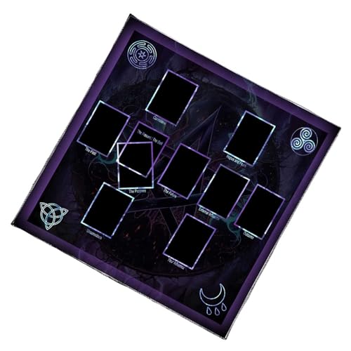 YiNLuax Divinations Tischdecke Lesekarte Astrologys Tarot Karte Tischdecke Altars Stoff Givinationen Brettspielzubehör YiNLuax Divinations Tischdecke Lesekarte Astrologys Tarot Karte Tischdecke Altars Stoff Givinationen Brettspielzubehör von YiNLuax