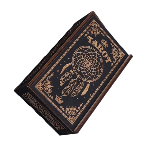 YiNLuax Push Pull Tarot Card Box Astrologie Schmuckstücke Box Holz Tarot Karten Aufbewahrungsfall Für Vermögen Erzählen Hexendekoration YiNLuax Push Pull Tarot Card Box Astrologie Schmuckstücke Box Holz Tarot Karten Aufbewahrungsfall Für Vermögen Erzählen Hexendekoration von YiNLuax