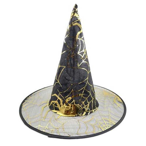 YiQinzcxg 5 Stück Horrible Hat Collection Kostüm Halloween Hexenhut Rollenspiel Zauberer Hut für Halloween Partys und Verkleidungen von YiQinzcxg