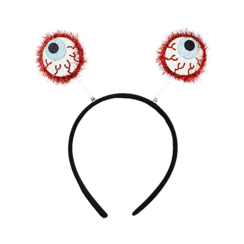 YiQinzcxg Halloween Augapfel Haarband Für Festival Scary Stirnband Cosplay Kopfbedeckung Festival Kopfschmuck Maskeraden Haarschmuck von YiQinzcxg