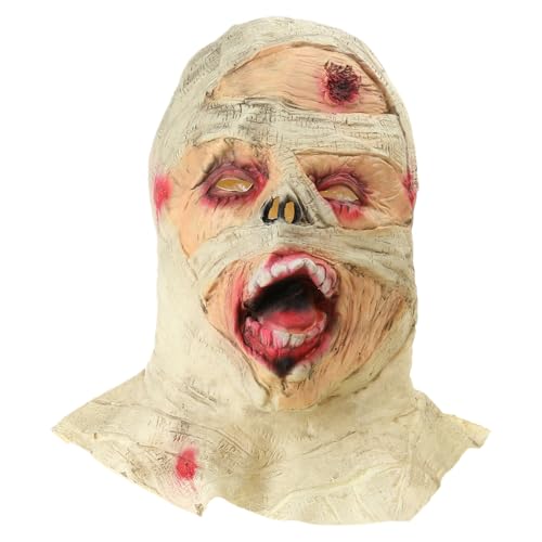 YiQinzcxg Halloween Face Horror Gesichtsdecke Maskerade Gesichtsbedeckung Beängstigende Gesichtsdecke Horror Gesichtsdecke Gesichtsabdeckung von YiQinzcxg