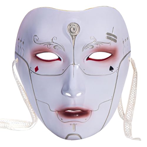 YiQinzcxg Halloween Maske Masquerade Party Maske Cosplay Chinesische Stile Maske Handbemalte Maske Anime Maske Karnivale Maske von YiQinzcxg