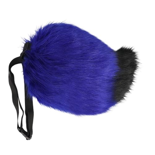 YiQinzcxg Katze Wolf Waschbär Füchse Schwanz Ohren Stirnband Halloween Weihnachten Phantasie Party Kostüm Spielzeug Geschenk Für Frau Männer Cosplay Requisiten von YiQinzcxg