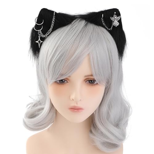 YiQinzcxg Maid Hairhoop Biest Ohr Haarband Ethnische Stirnband Animes Kostüm Haar Dekore Weibliche Thema Party Subkulturen Kopfbedeckung von YiQinzcxg