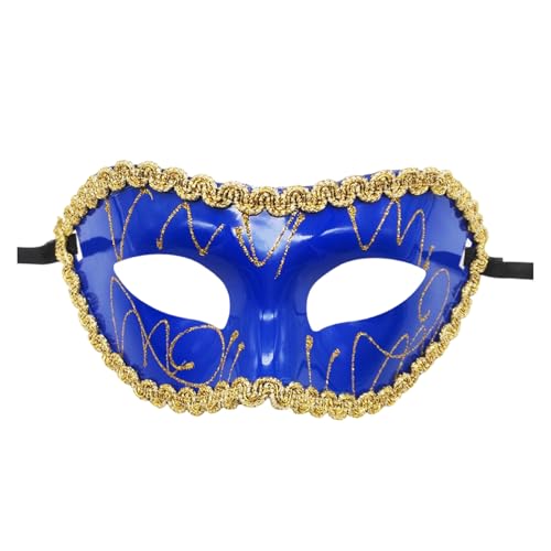 YiQinzcxg Masquerade Maske Halbgesicht Maske Maskerade Augenmaske Halloween Brillen Für Männer Frauen Maskerade Halloween Cosplay Party von YiQinzcxg