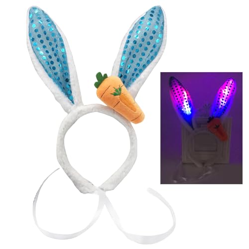 YiQinzcxg RabbitEar Stirnband Rollenspiel Kostüm Hairhoop Party Kopfschmuck Maskeraden Kopfbedeckung Kind Animation Zubehör von YiQinzcxg