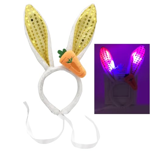 YiQinzcxg RabbitEar Stirnband Rollenspiel Kostüm Hairhoop Party Kopfschmuck Maskeraden Kopfbedeckung Kind Animation Zubehör von YiQinzcxg