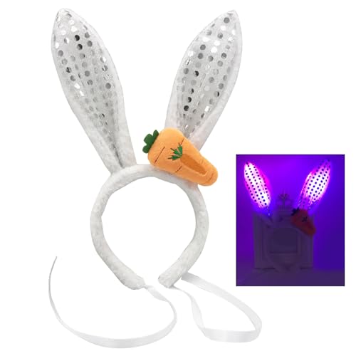 YiQinzcxg RabbitEar Stirnband Rollenspiel Kostüm Hairhoop Party Kopfschmuck Maskeraden Kopfbedeckung Kind Animation Zubehör von YiQinzcxg