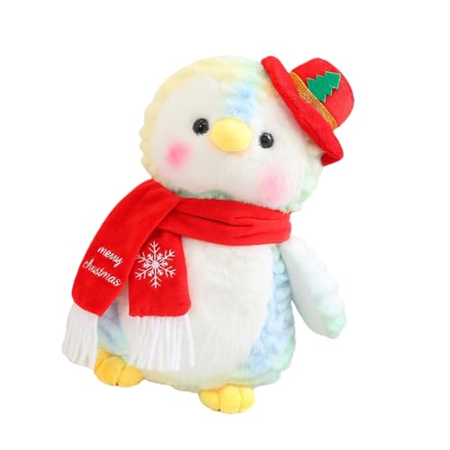 YiQinzcxg Stilvolle Pinguin Familien Plüschtier Mutter Und Baby Kuscheltiere Mit Mützen Und Schal Designs Für Die Kinderzimmerdekoration von YiQinzcxg