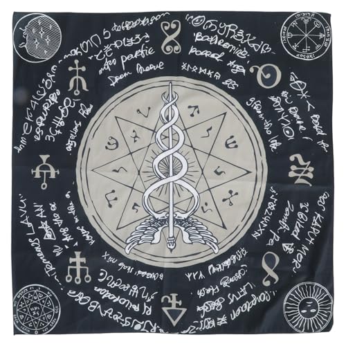 YiQinzcxg Tarots Tischdecke MACES Astrologys Altäre Stoff Gotteskarten Karten Tisch Wandteppich Dekore Witchcrafts Versorgung von YiQinzcxg