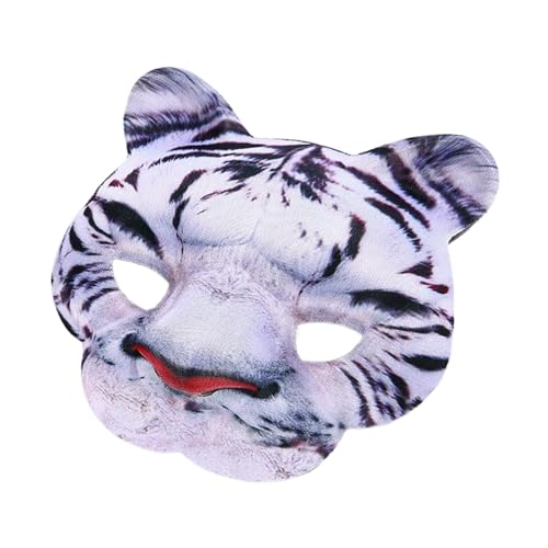 YiQinzcxg Unisex Animal Face Tigre Leoparden Maske Party Maske Halloween Weihnachtsfleischfleisch Cosplay Kostüme Requisiten Geschenke von YiQinzcxg