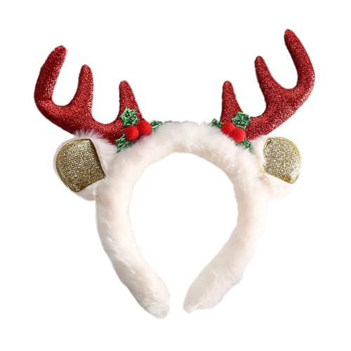 YiQinzcxg Weihnachtskostüm Stirnband Mistel Bühne Mistel Kopfbedeckung Geweih Weihnachtsfeier Requisiten Geweih Geschenk Stirnband von YiQinzcxg