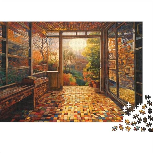 Beautiful Garden 1000 Teile Puzzle Für Kinder Und Erwachsene Ab 14 Jahren Colorful Garden Holzpuzzle Herausfordernd Denkspielzeug 1000pcs (75x50cm) von YiWanLiu