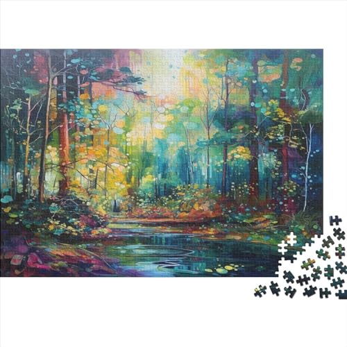 Beautiful Garden 1000 Teile Puzzle Für Kinder Und Erwachsene Ab 14 Jahren Colorful Garden Holzpuzzle Herausfordernd Lernspielzeug 1000pcs (75x50cm) von YiWanLiu