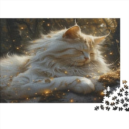 Cat 1000 Teile Puzzle Für Kinder Und Erwachsene Ab 14 Jahren Black Cat Holzpuzzle Familienspaß Lernspiel 1000pcs (75x50cm) von YiWanLiu