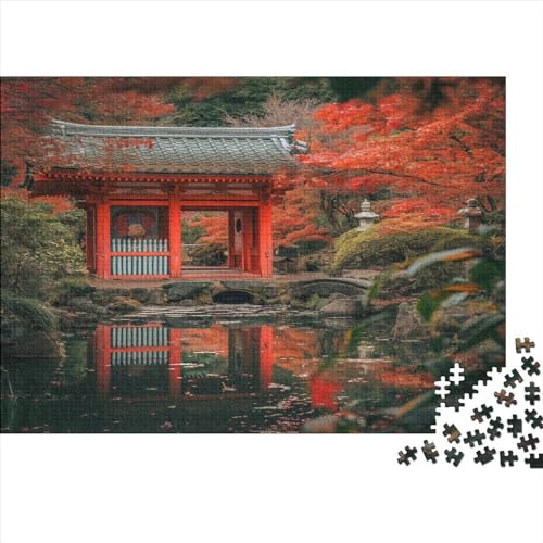 Chinese Garden Courtyard 1000 Teile Puzzle Für Kinder Und Erwachsene Ab 14 Jahren Oriental Traditional Holzpuzzle Familienspaß Denkspiel 1000pcs (75x50cm) von YiWanLiu