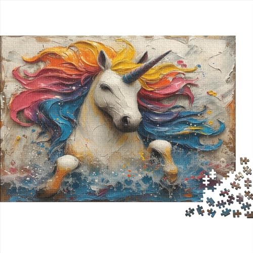 Horse 1000 Teile Puzzle Für Erwachsene Holzpuzzle 1000pcs (75x50cm) von YiWanLiu