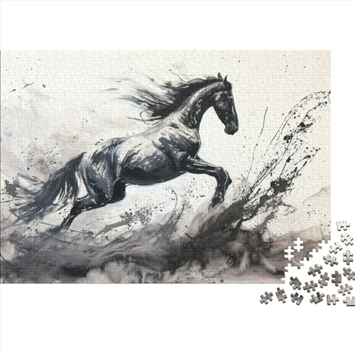 Horse 300 Teile Puzzle Für Erwachsene Holzpuzzle 300pcs (40x28cm) von YiWanLiu