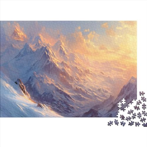 Mountain Castle 1000 Teile Puzzle Für Kinder Und Erwachsene Ab 14 Jahren Secluded Ancient Holzpuzzle Herausfordernd Lernspiel 1000pcs (75x50cm) von YiWanLiu