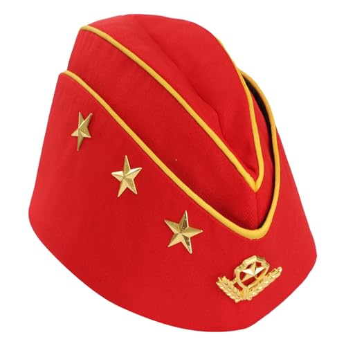 YiZYiF Militärseitenkappe Erwachsene Matrosenmütze Armee Sowjetischer Hut Kapitänsmütze Marine Seemann Hut Cosplay Fasching Typ H One Size von YiZYiF