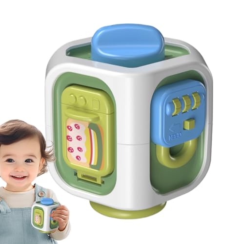 Yianyal Aktivitäts-Spielwürfel | Sensorisches Reisespielzeug - Lernförderndes Interaktives Feinmotorik Spielzeug Für Kleinkinder Yianyal Aktivitäts-Spielwürfel | Sensorisches Reisespielzeug - Lernförderndes Interaktives Feinmotorik Spielzeug Für Kleinkinder von Yianyal