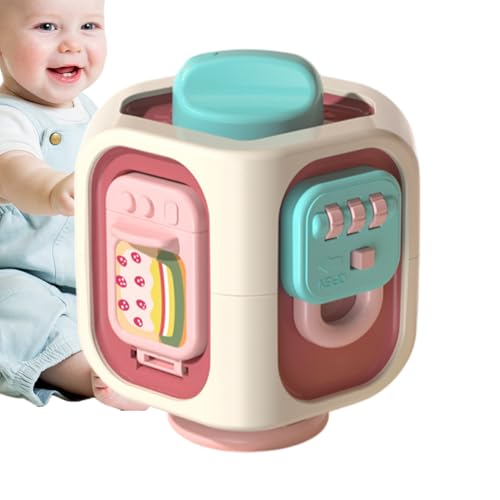 Yianyal Baby Beschäftigungswürfel - Sensorisches Reisespielzeug | Lernförderndes Interaktives Feinmotorik Spielzeug Für Kleinkinder Yianyal Baby Beschäftigungswürfel - Sensorisches Reisespielzeug | Lernförderndes Interaktives Feinmotorik Spielzeug Für Kleinkinder von Yianyal