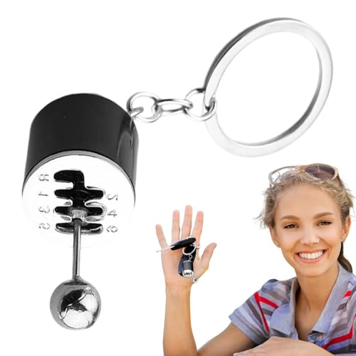 Yianyal Handbuch Shifter Keychains, Getriebeschlüsselketten | Stylish Auto Manual Getriebe Shifter Schlüsselkette | Kreativ 6 -Geschwindigkeits -Getriebe -Schalthebel -Keyrings, Getriebeschlüsselring von Yianyal