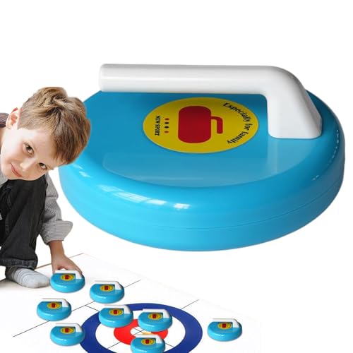 Yidueace Curling Spiel | Tragbare Tischspiele,Für Büro Gartenparty Familienfeier Erwachsene Gruppen Indoor Yidueace Curling Spiel | Tragbare Tischspiele,Für Büro Gartenparty Familienfeier Erwachsene Gruppen Indoor von Yidueace