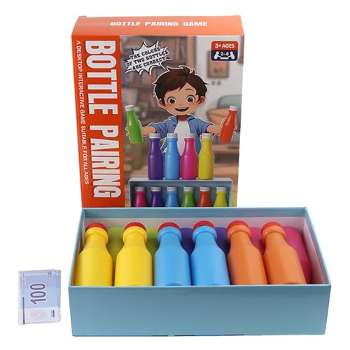 Yidueace Familien Spiele - Flaschen-Paarungsspiel | Interaktives Gruppenspiel Für Kinder Erwachsene Drinnen Draußen Bei Partys Yidueace Familien Spiele - Flaschen-Paarungsspiel | Interaktives Gruppenspiel Für Kinder Erwachsene Drinnen Draußen Bei Partys von Yidueace