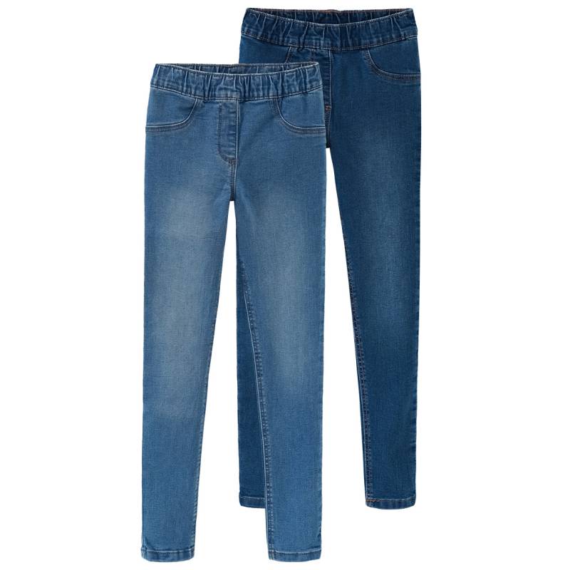 2 Mädchen Jeggings mit Stretch-Bund von Yigga